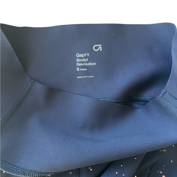 GAP Navy Sculpt Leggings with Speckle Detail Petite S - Picture 6 of 6